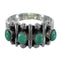Turquoise Authentic Sterling Silver Ring Size 6-3/4 RX60612